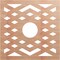 Ekena Millwork Chevron Wood Fretwork Pierced Ceiling Medallion, Cherry, 26"OD x 6 3/4"ID x 3/8"T CMWP26X26X0375CHCH - alternate 1